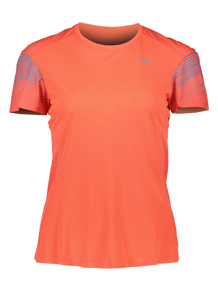 Mizuno Koszulka funkcyjna "Aero" w kolorze pomarańczowym rozmiar: M