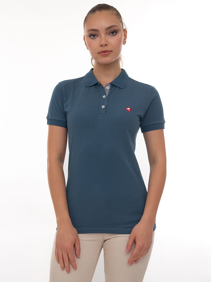 SIR RAYMOND TAILOR Poloshirt "Angie" in Petrol - 74% | Größe XXL | Damen-tops