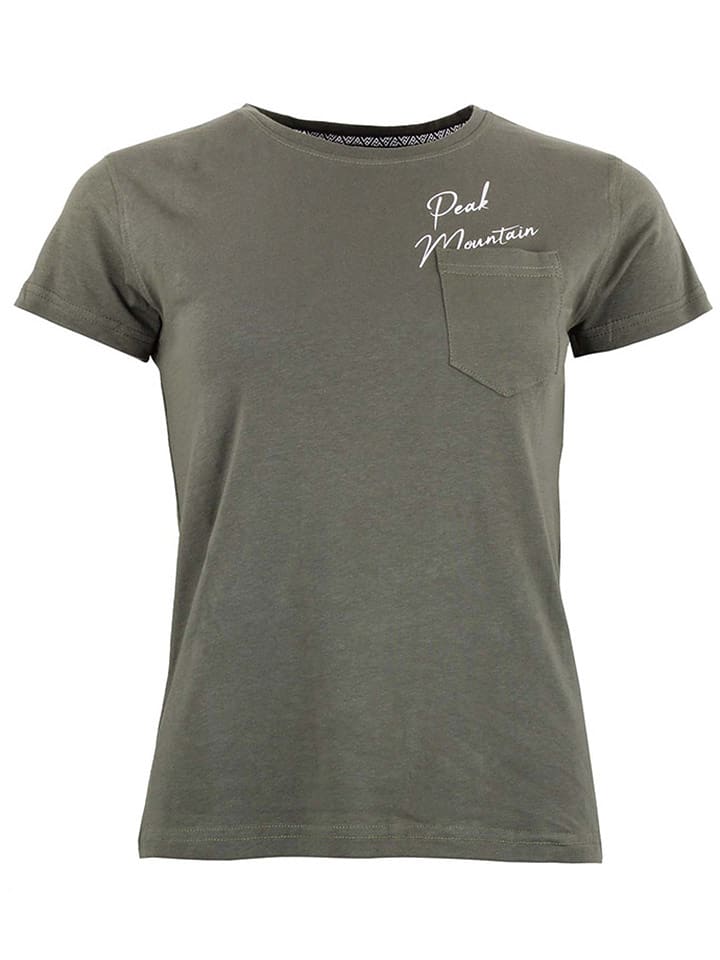 Peak Mountain Shirt in Oliv - 48% | Größe M | Damen-tops