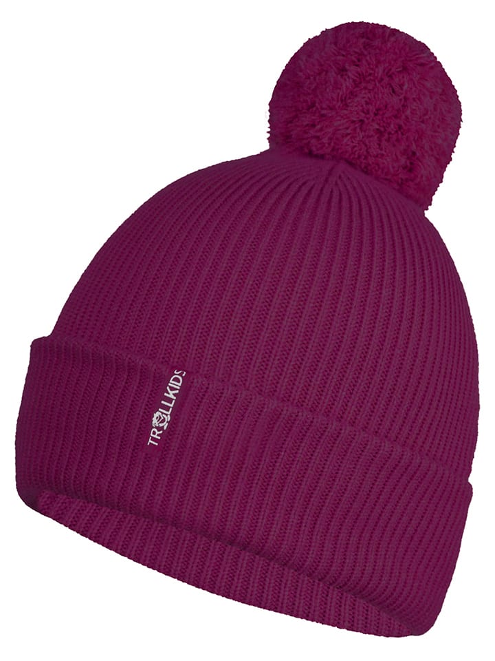 Trollkids Mütze "Holmenkollen" in Lila - 30% | Größe 48-52 cm | Baby-muetzen