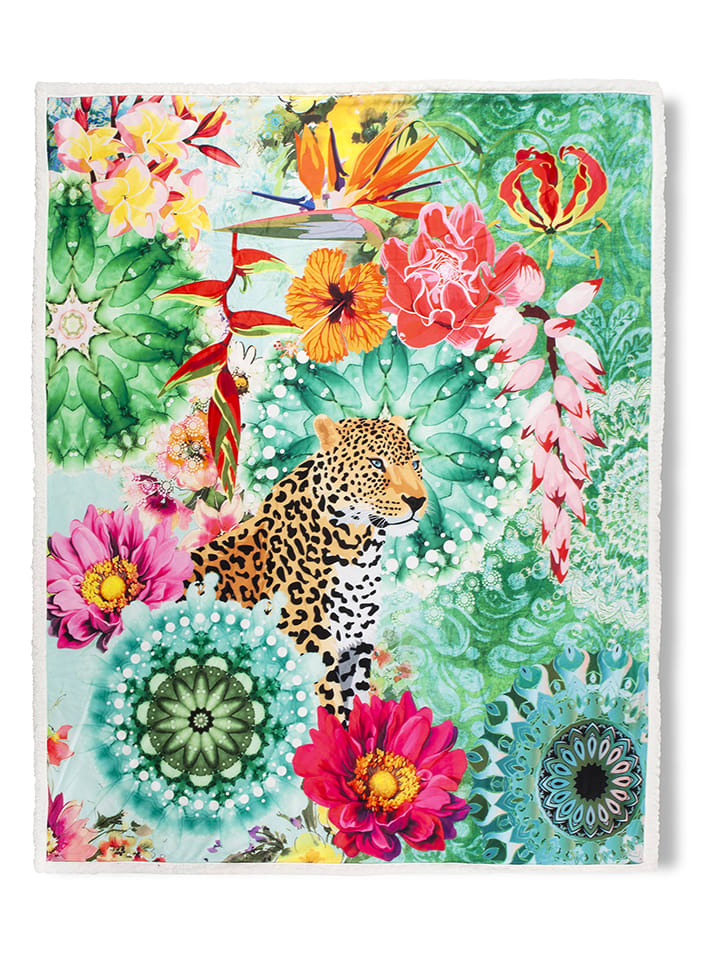 Hip Plaid "Ximena" in Bunt - 29% | Größe 130x160 cm | Decken