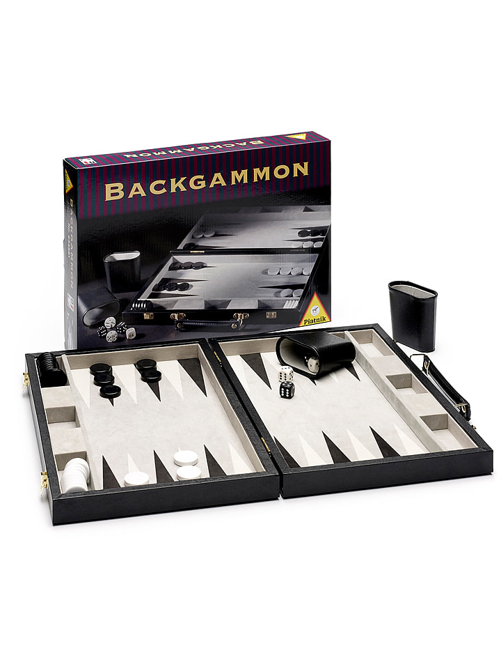 Piatnik Brettspiel "Backgammon - im Lederkoffer" - ab 8 Jahren - 10% | Gesellschaftsspiele