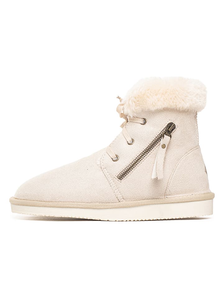 ISLAND BOOT Winterboots "Celeste" in Creme - 80% | Größe 39 | Damen-stiefel