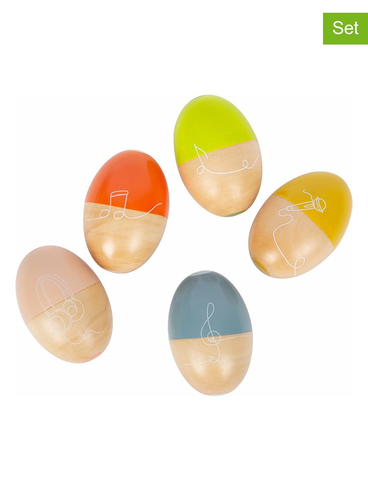 small foot 5er-Set: Musikeier "Groovy Beats" - ab 6 Monaten - onesize