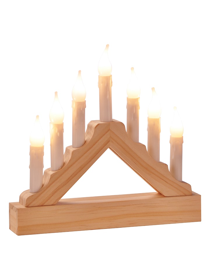 Profiline Dekoracyjna lampa LED w kolorze brązowym - 21 x 18 x 3,5 cm rozmiar: onesize