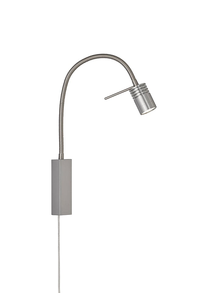 FISCHER & HONSEL LED-Wandleuchte "River" in Nickel - (B)4 x (H)40 cm - 62% | Wandleuchten