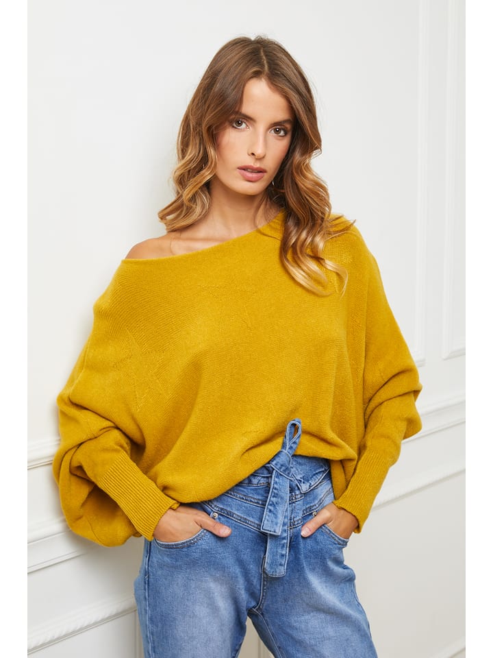 Joséfine Pullover "Egale" in Gelb - 74% | Größe S | Damen-pullover-cardigans
