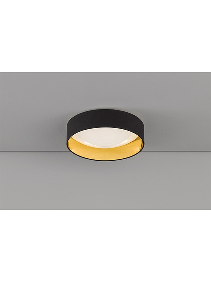 FISCHER & HONSEL LED-Deckenleuchte "Sete" in Schwarz - Ø 40 cm - 58% | Haengeleuchten-deckenleuchten