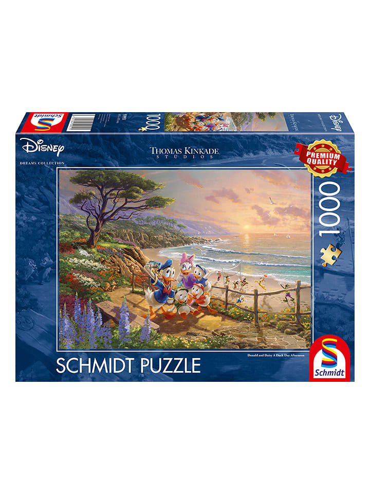 Schmidt Spiele 1.000tlg. Puzzle "Disney, Donald & Daisy, A Duck Day Afternoon" - ab 12 Jahren - 18% | Gesellschaftsspiele