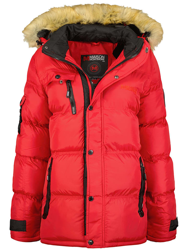 Maison Montaigne Winterjacke "Bonmai" in Rot - 76% | Größe XL | Damenjacken