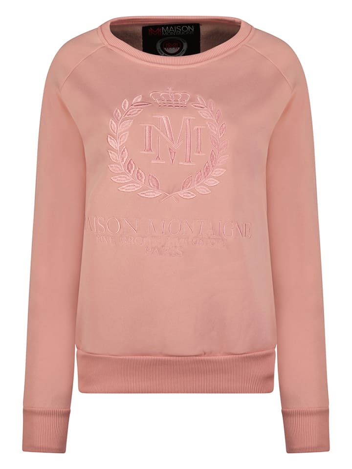 Maison Montaigne Bluza "Fimosai" w kolorze szaroróżowym rozmiar: XXL