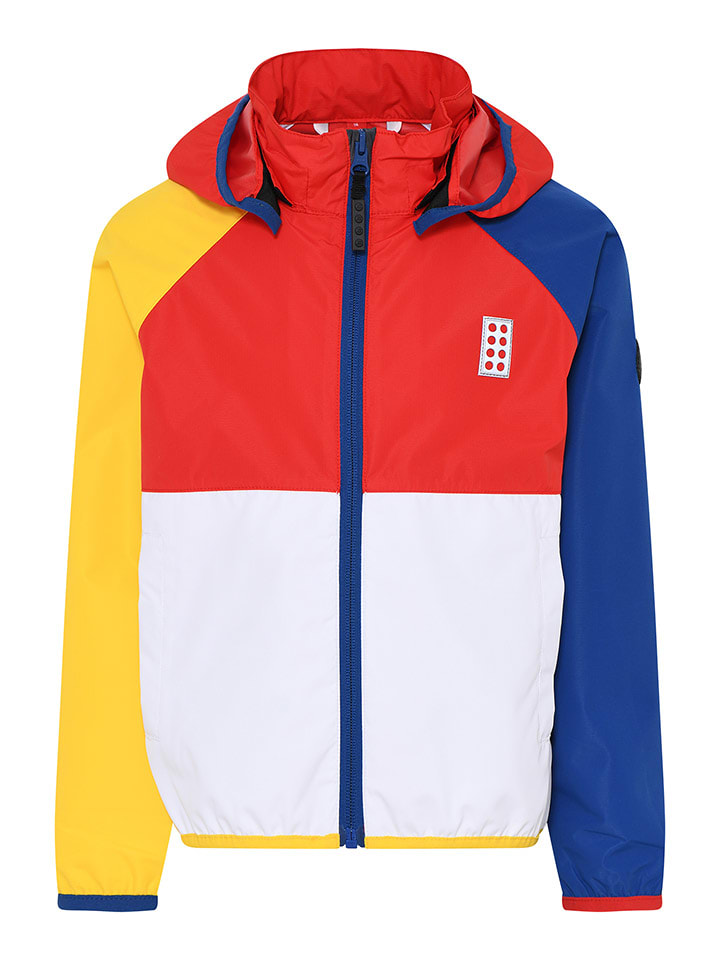 LEGO Übergangsjacke in Rot/ Weiß/ Gelb/ Blau - 55% | Größe 80 | Babyjacken