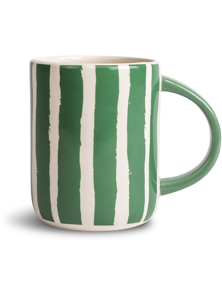 Byon Kubek jumbo "Liz" w kolorze zielono-białym - 280 ml rozmiar: onesize