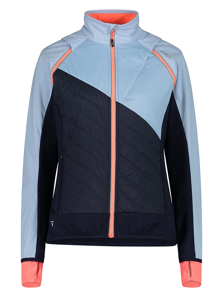 cmp 2in1-Funktionsjacke in Hellblau/ Dunkelblau - 52% | Größe 40 | Damen-outdoorjacken