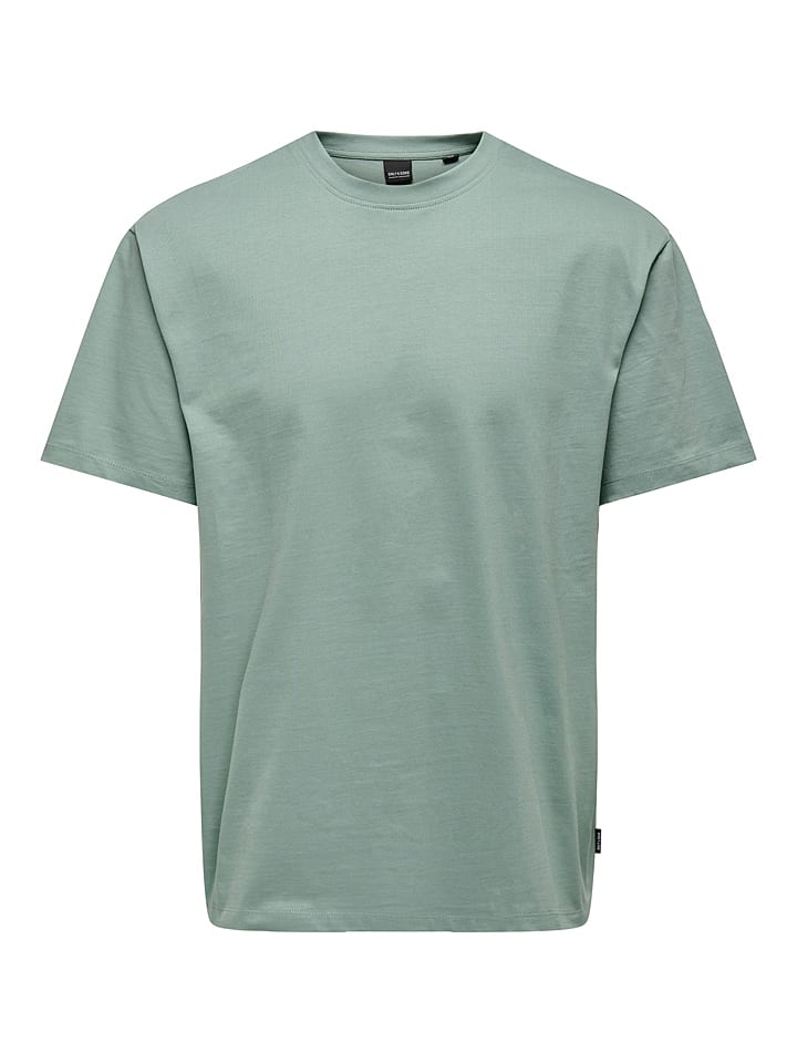ONLY & SONS Shirt "Fred" in Grün - 40% | Größe L | Herren-plussize