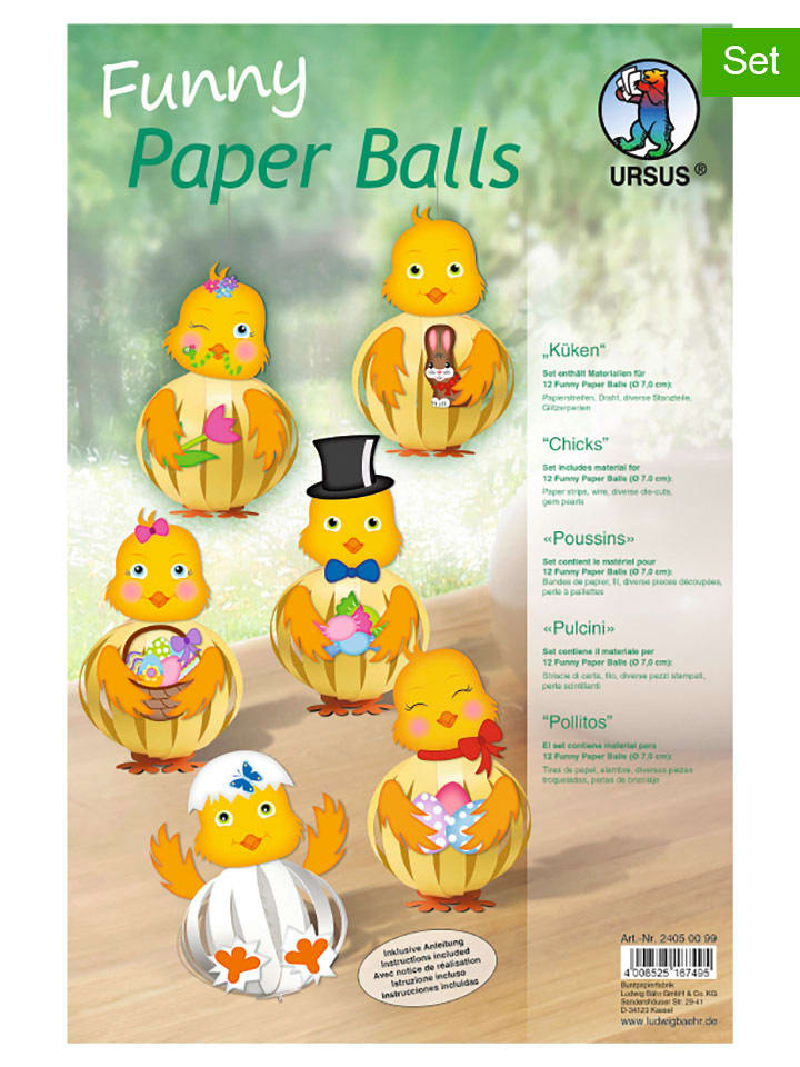 URSUS Bastelset "Küken" in Gelb - 45% | Schulzubehoer