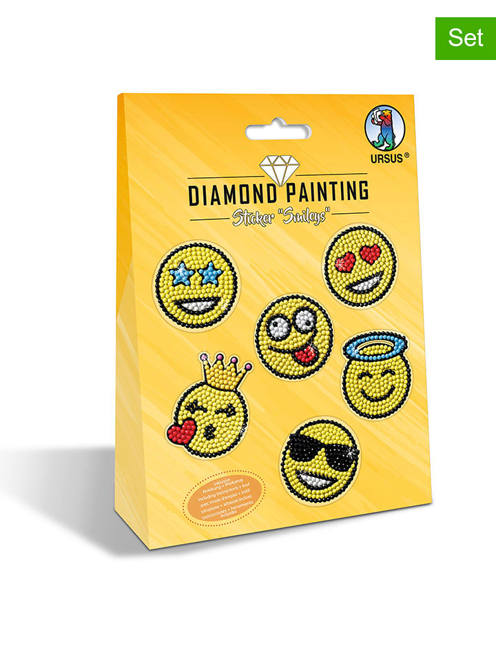 URSUS Stickerset "Smileys" in Bunt - 10% | Kreativbedarf-diy