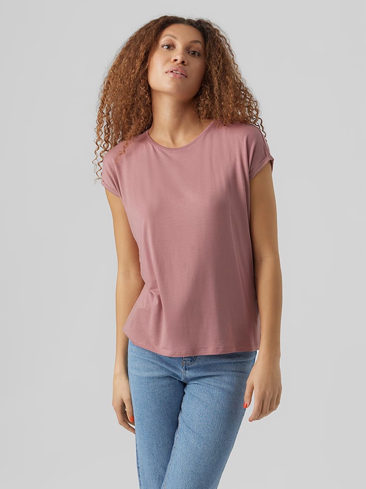 Vero Moda Koszulka "Vmava" w kolorze jasnoróżowym rozmiar: S