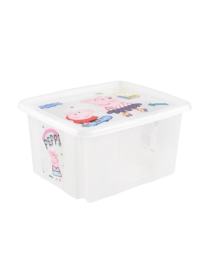 keeeper Aufbewahrungsbox "Peppa" in Weiß - (L)42,5 x (B)35,5 x (H)22,5 cm - 24 l - 15% | Kisten-koerbe