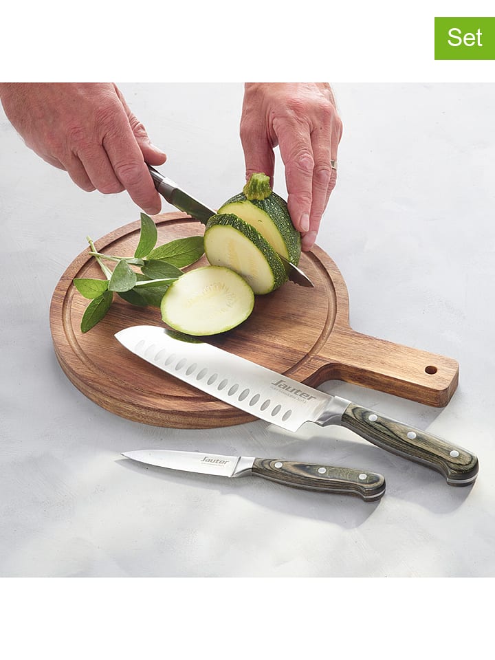 Sauter 7tlg. Küchenmesser-Set in Hellbraun - 75% | Kuechenhelfer