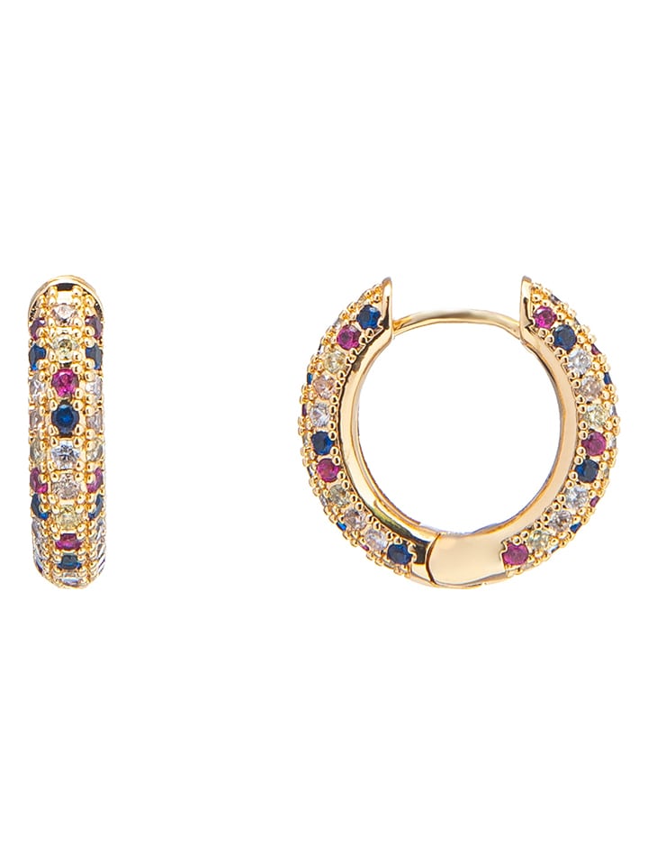 U.S. Polo Assn. Vergold. Creolen mit Kristallen - 65% | Schmuck