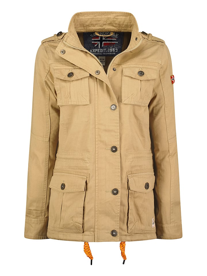 Geographical Norway Übergangsjacke "Arouchka" in Beige - 79% | Größe XL | Damenjacken