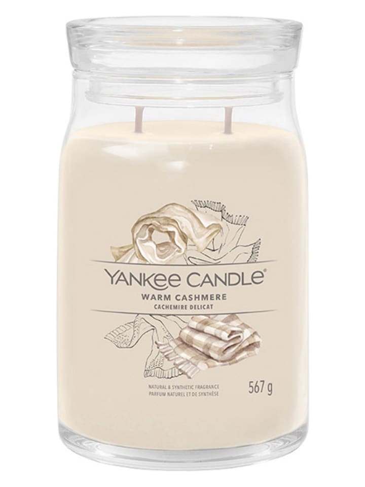 Yankee Candle Duftkerze "Warm Cashmere", 567 g - 14% | Kerzen-vasen