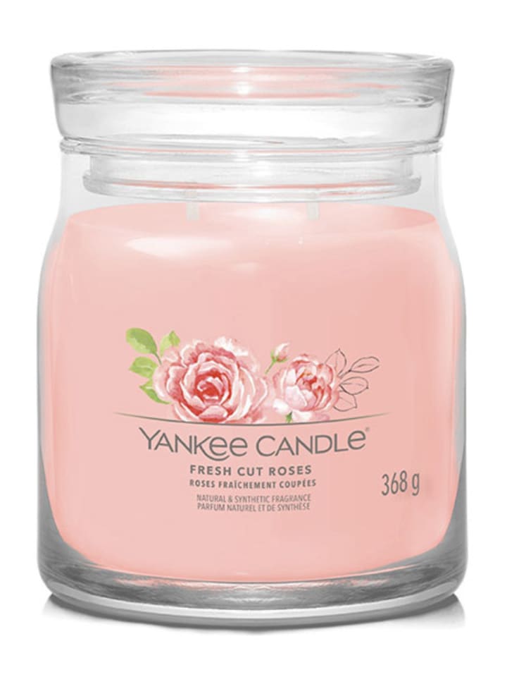 Yankee Candle Duftkerze ''Fresh Cut Roses'' - 368 g - 15% | Kerzen-vasen