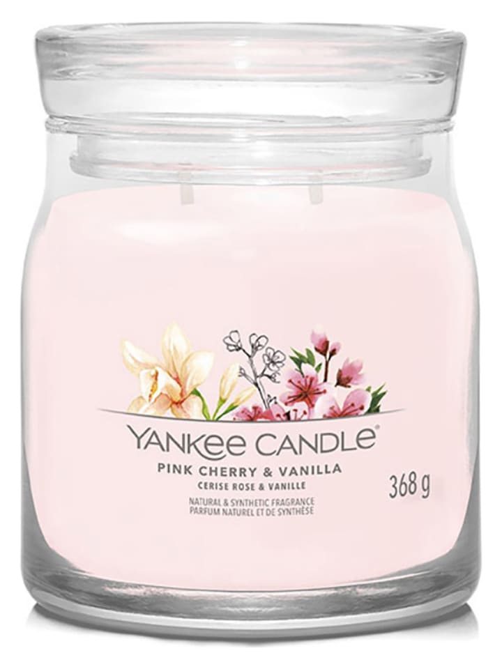 Yankee Candle Duftkerze - Pink Cherry & Vanilla - 368 g - 25% | Kerzen-vasen