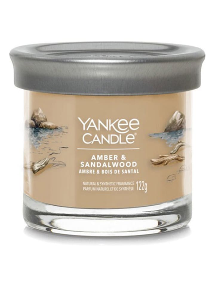 Yankee Candle Duftkerze - Amber & Sandalwood - 122 g - 13% | Kerzen-vasen