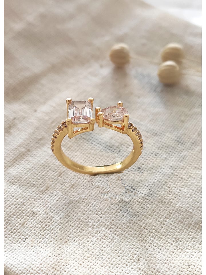atelier MIU Vergold. Ring mit Edelsteinen - 62% | Schmuck