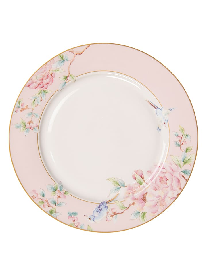 Clayre & Eef Speiseteller in Rosa - Ø 27 cm - 81% | Gedeckter-tisch