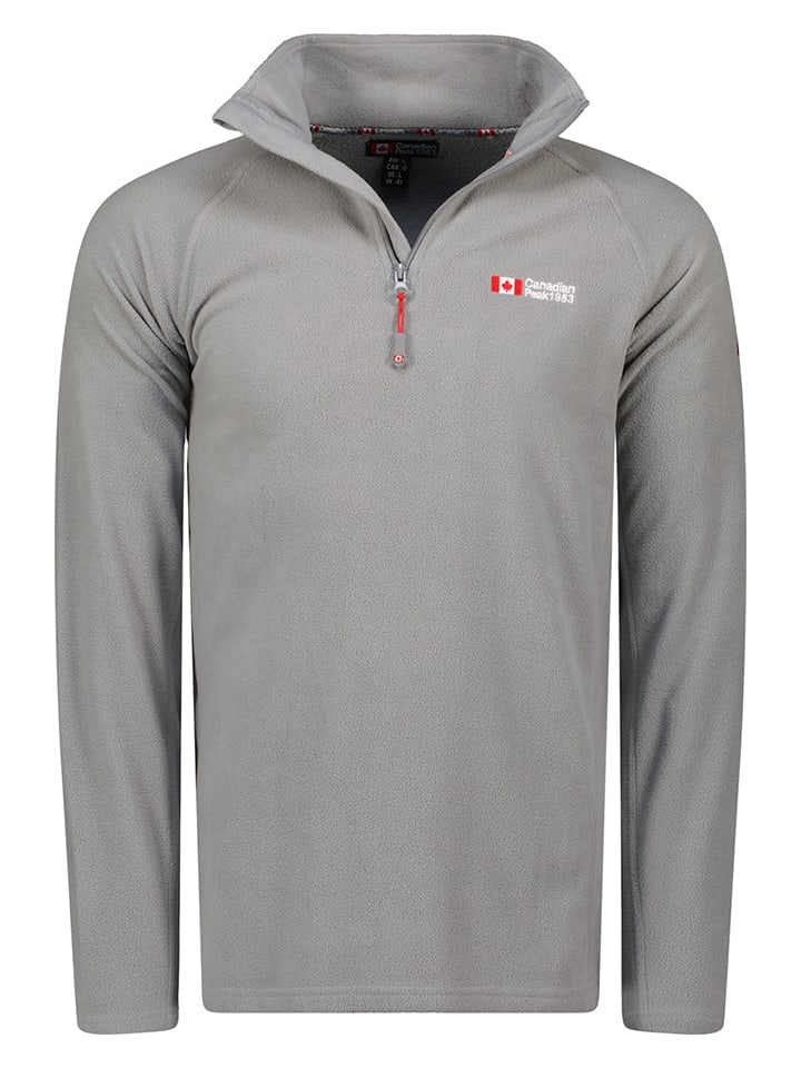 Canadian Peak Fleecepullover "Tugeak" in Grau - 73% | Größe XXL | Herren-fleece