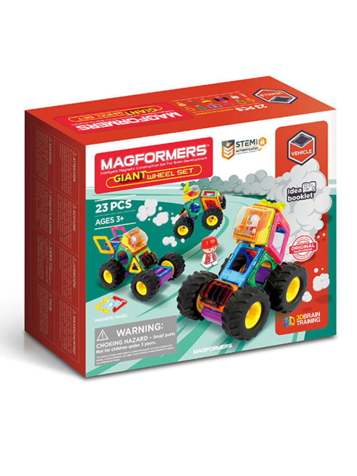 MAGFORMERS 23-częściowy zestaw magnetyczny "Giant Wheel" - 3+ rozmiar: onesize