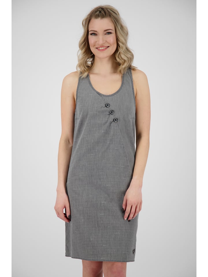 alife and kickin Jeanskleid "CameronAK" in Grau - 86% | Größe M | Damen-kleider