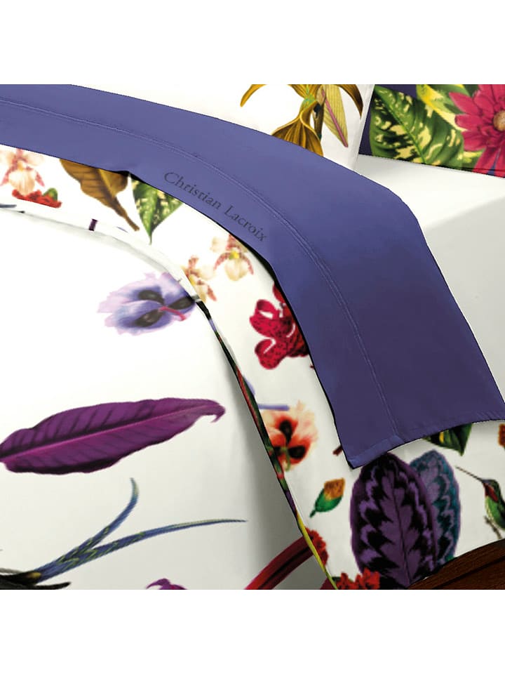 CXL by Christian Lacroix Satin-Bettlaken in Blau - 58% | Größe 240x300 cm | Bettwaesche-bettwaren