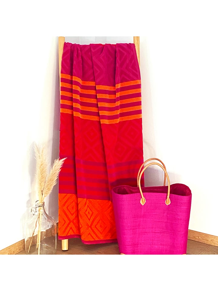 Le Comptoir de la Plage Ręcznik plażowy "Coloradas - Monterrico" ze wzorem - 170 x 90 cm rozmiar: onesize