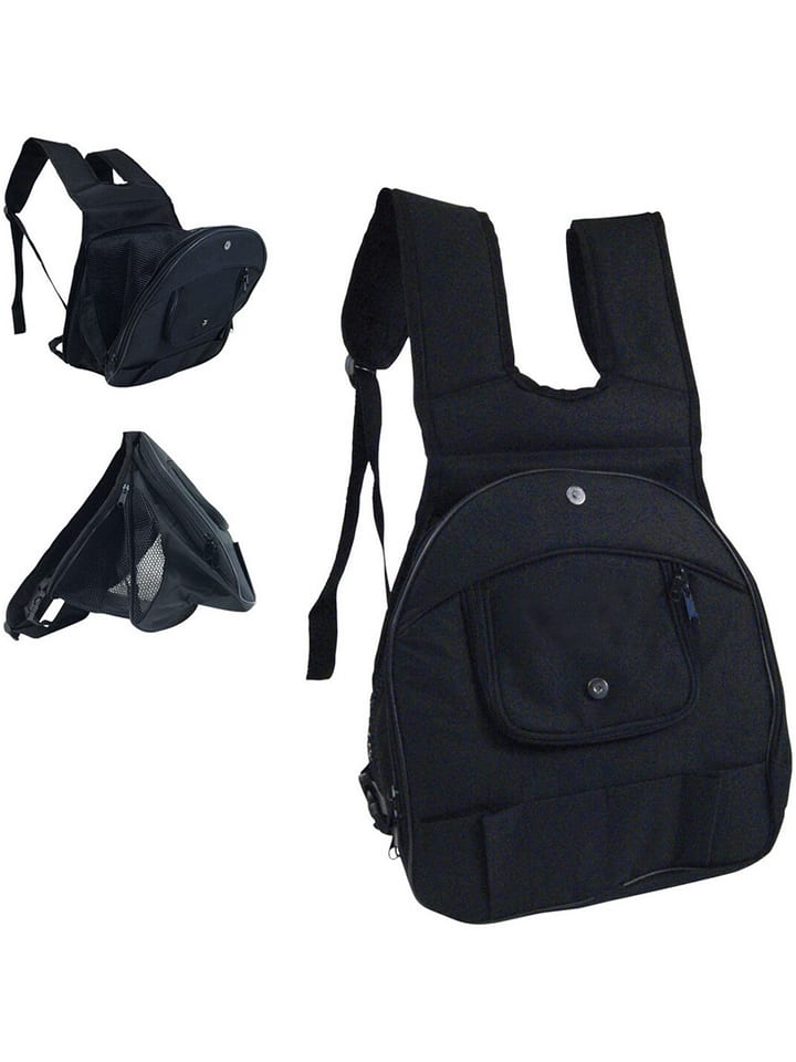 Gloria Tiertransport-Rucksack in Schwarz - (B)30 x (H)34 x (Z)20 cm - 76% |