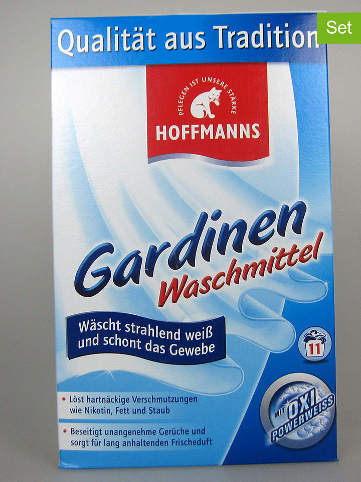 Hoffmanns 7er-Set: Gardinen-Waschmittel, je 660g - -33% | Putzutensilien