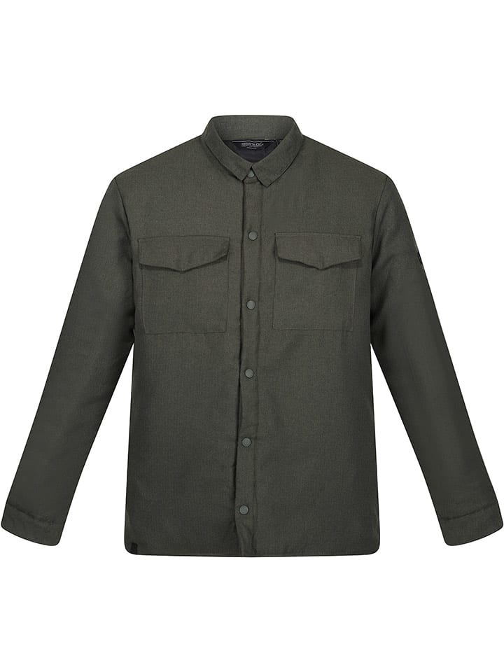 Regatta Hemdjacke "Gawayne" in Anthrazit - 73% | Größe 3XL | Herren-plussize