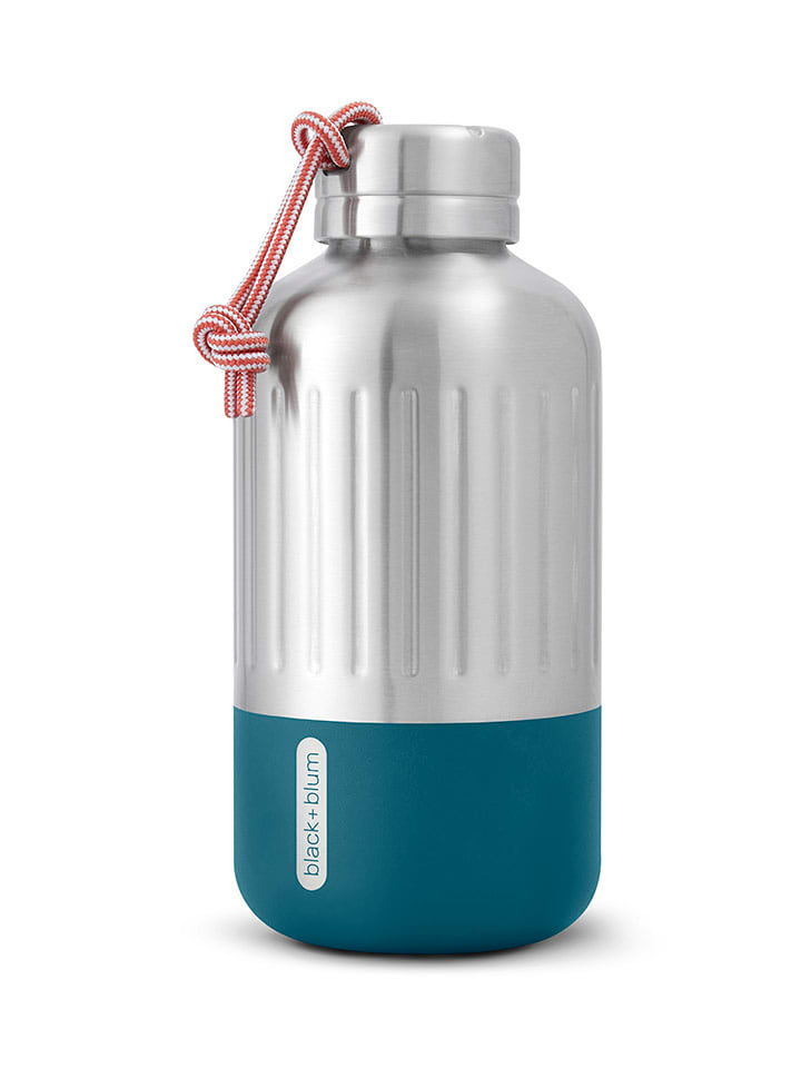 Black+Blum Isolierflasche "Explorer" in Blau - 650 ml - 14% | Damen-outdoor-ausruestung