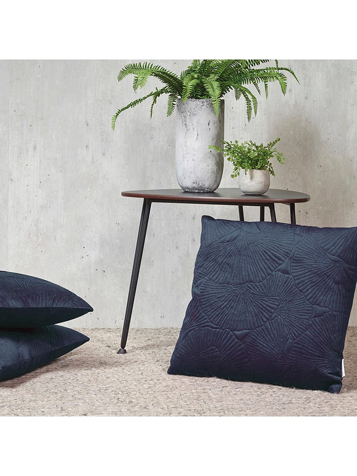 Cacharel textiles Kissenhülle in Dunkelblau - 50% | Größe 45x45 cm | Dekokissen