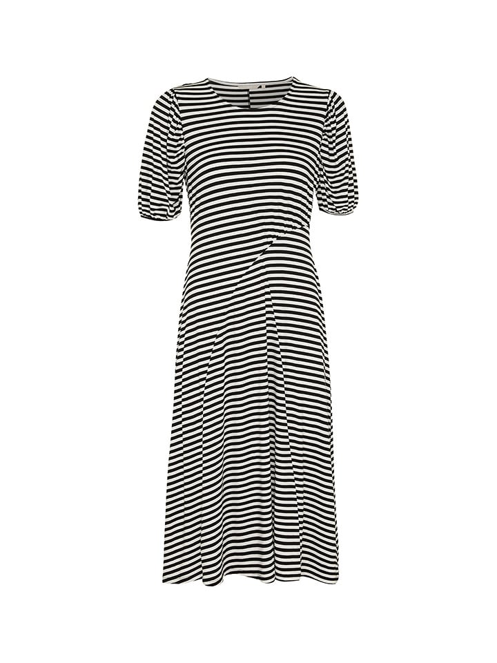 Mexx Kleid in Schwarz/ Weiß - 58% | Größe S | Damen-kleider