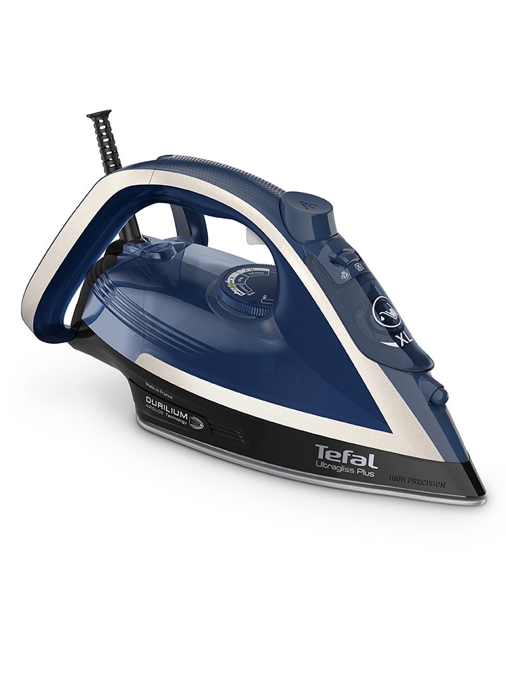 Tefal Dampfbügeleisen "Ultragliss Plus Anti-Kalk" in Blau - 61% | Haushalt-buegeleisen