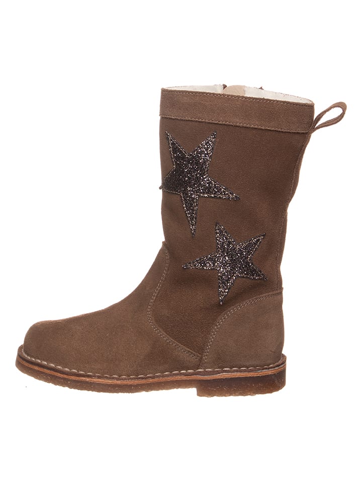 kmins Leder-Stiefel in Braun - 62% | Größe 38 | Kinderstiefel
