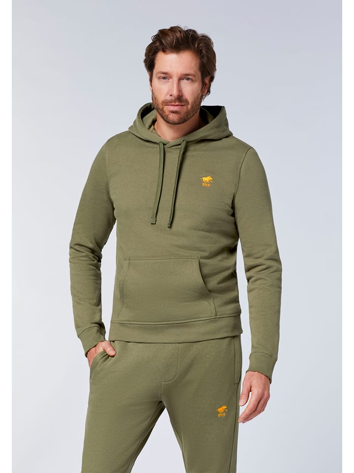 Polo Sylt Hoodie in Khaki - 38% | Größe XL | Herren-sweatshirts-jacken
