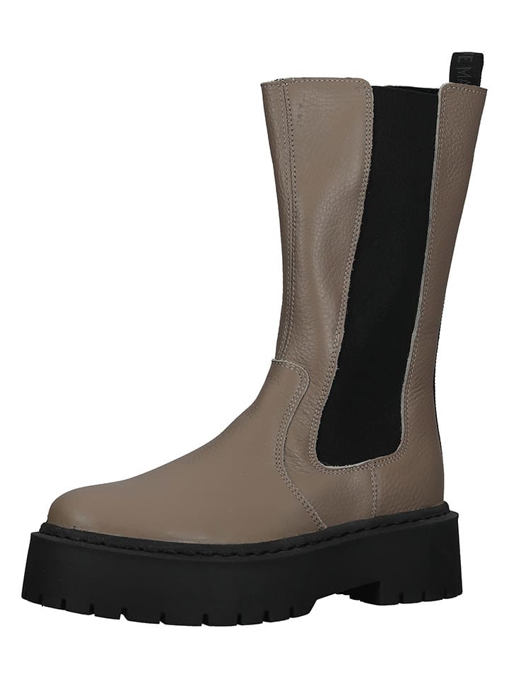Steve Madden Leder-Chelsea-Boots in Braun - 48% | Größe 37 | Stiefeletten