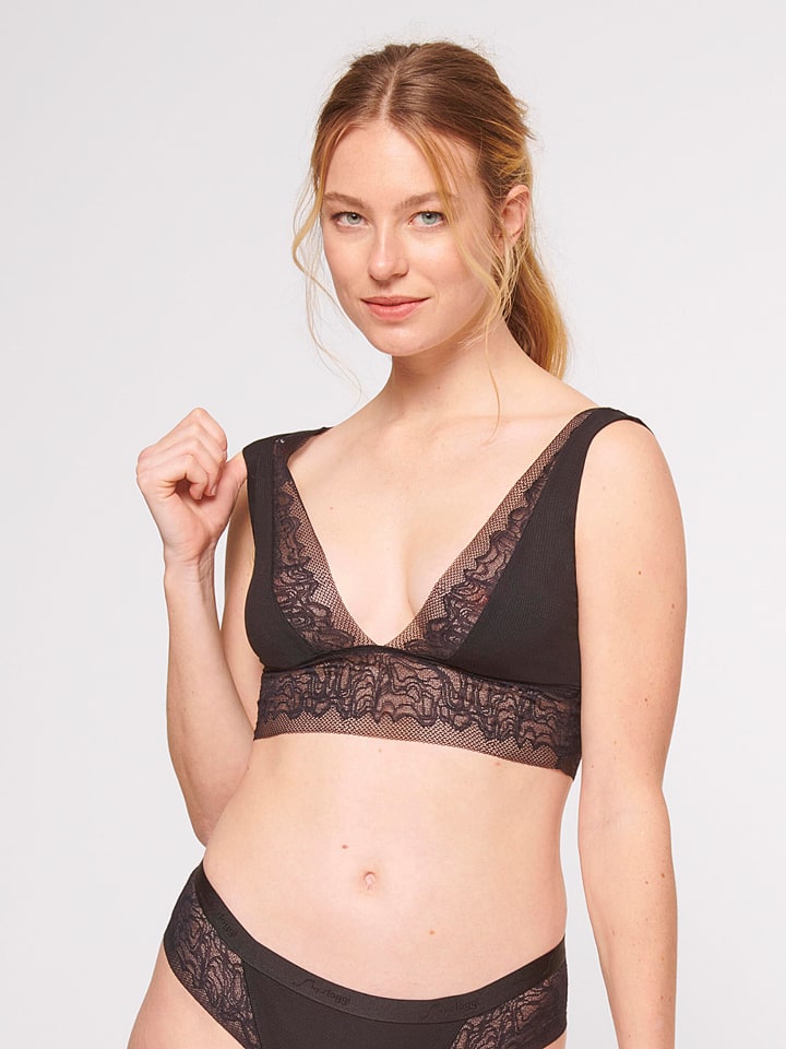 Sloggi Bustier in Schwarz - 53% | Größe L | Damen-bhs