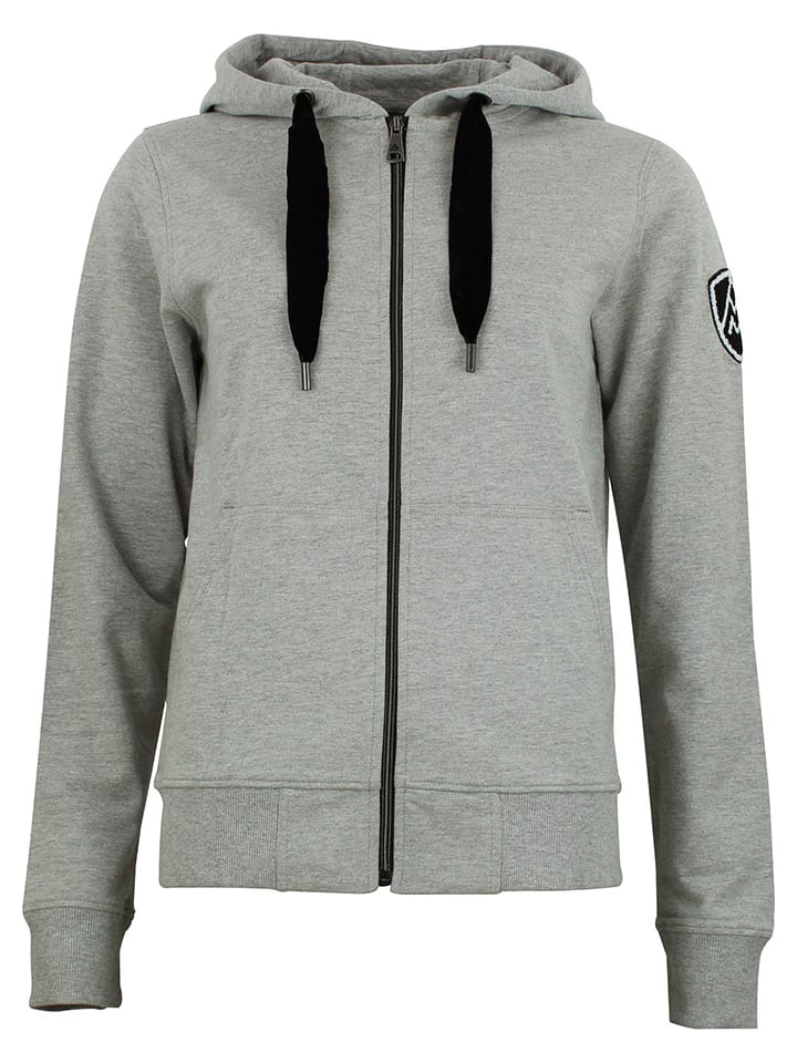 Peak Mountain Sweatjacke "Aclara" in Grau - 64% | Größe L | Damen-sweatshirts-jacken