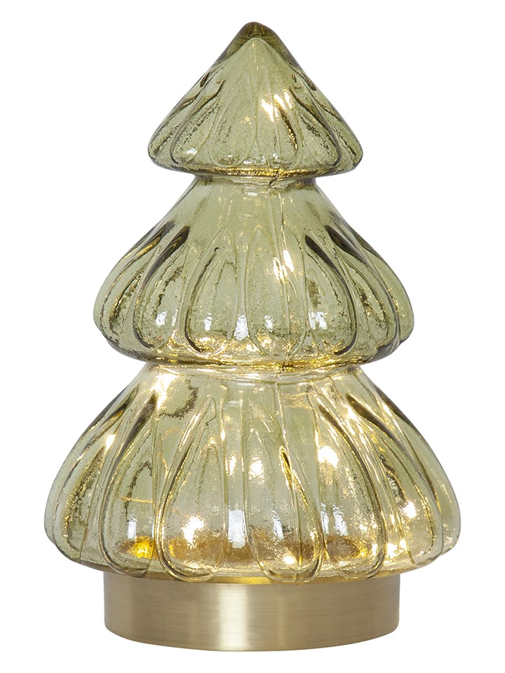 STAR Trading LED-Dekofigur "Abete" in Grün - (H)18 cm - 25% | Dekofiguren
